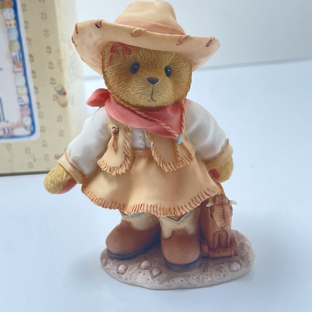 Cherished Teddies Lot 4 Figurines, 2 Plush Vintage Collection Of 6 - Picture 12 of 14